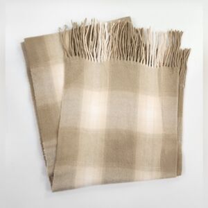 Unisex Winter Wool Blend Plaid Scarf Fashion Tartan Wrap Business Casual